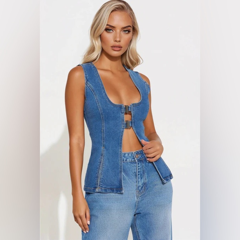 *NWT* Denim Top